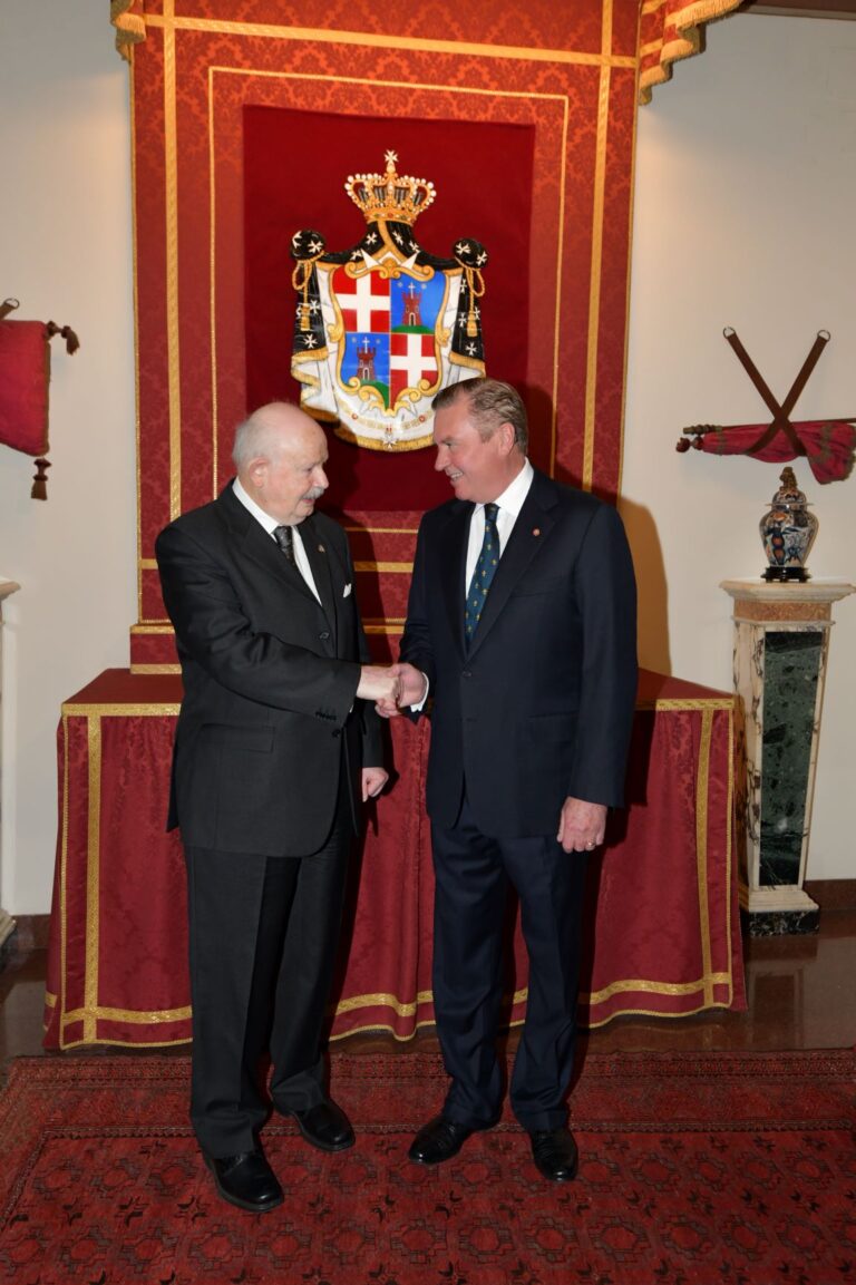 LOSS OF THE GRAND MASTER OF THE ORDER OF MALTA Real Casa di Borbone